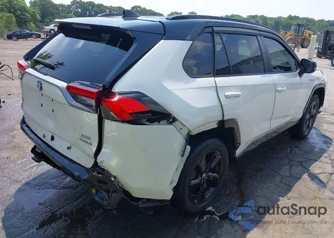 2021 Toyota Rav4 Hybrid Xse из США, поврежденный, VIN 2T3E6RFV1MW027642